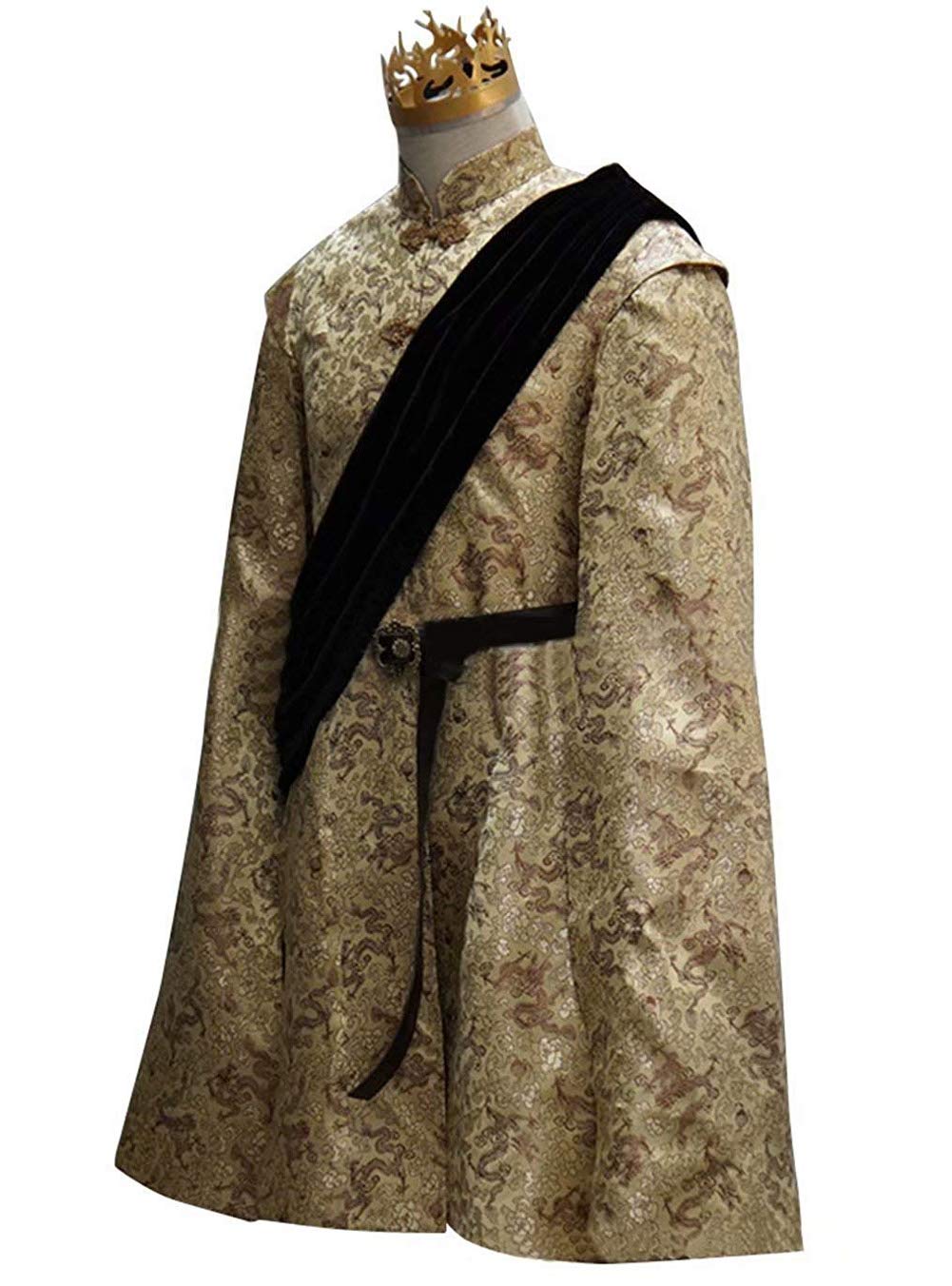 King Joffrey Game of Thrones Cosplay Costume for Adults - Medieval Halloween Party, Renaissance Fair, LARP & Wedding Outfit with Crown - Perfect for Halloween, Comic Con & Themed Events
