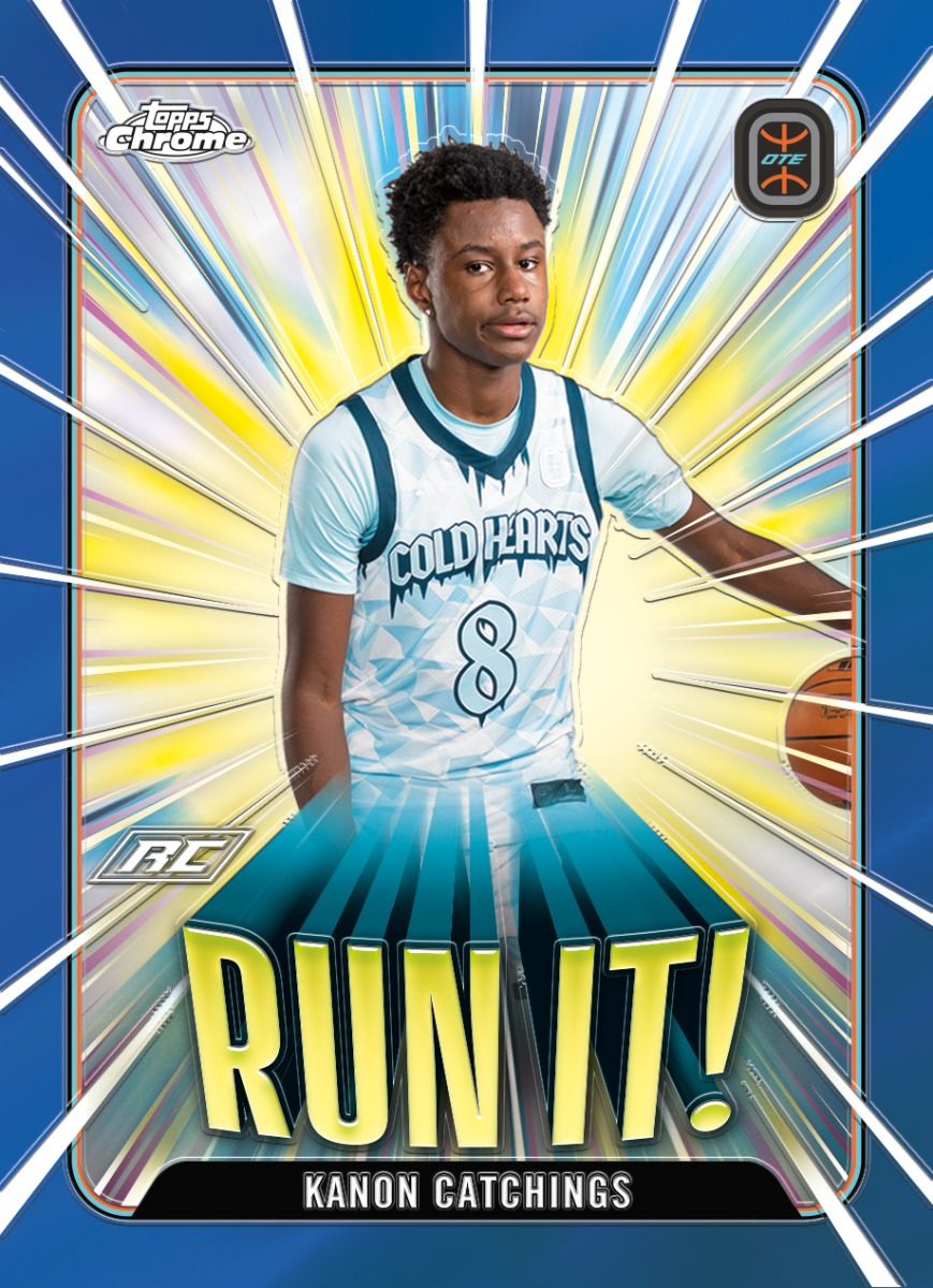 Topps Overtime Elite Chrome 2023-24 Basketball Trading Cards - Collectible Sports Cards for NBA Fans & Card Collectors - Perfect for Trading, Gifting, and Displaying in Your Collection