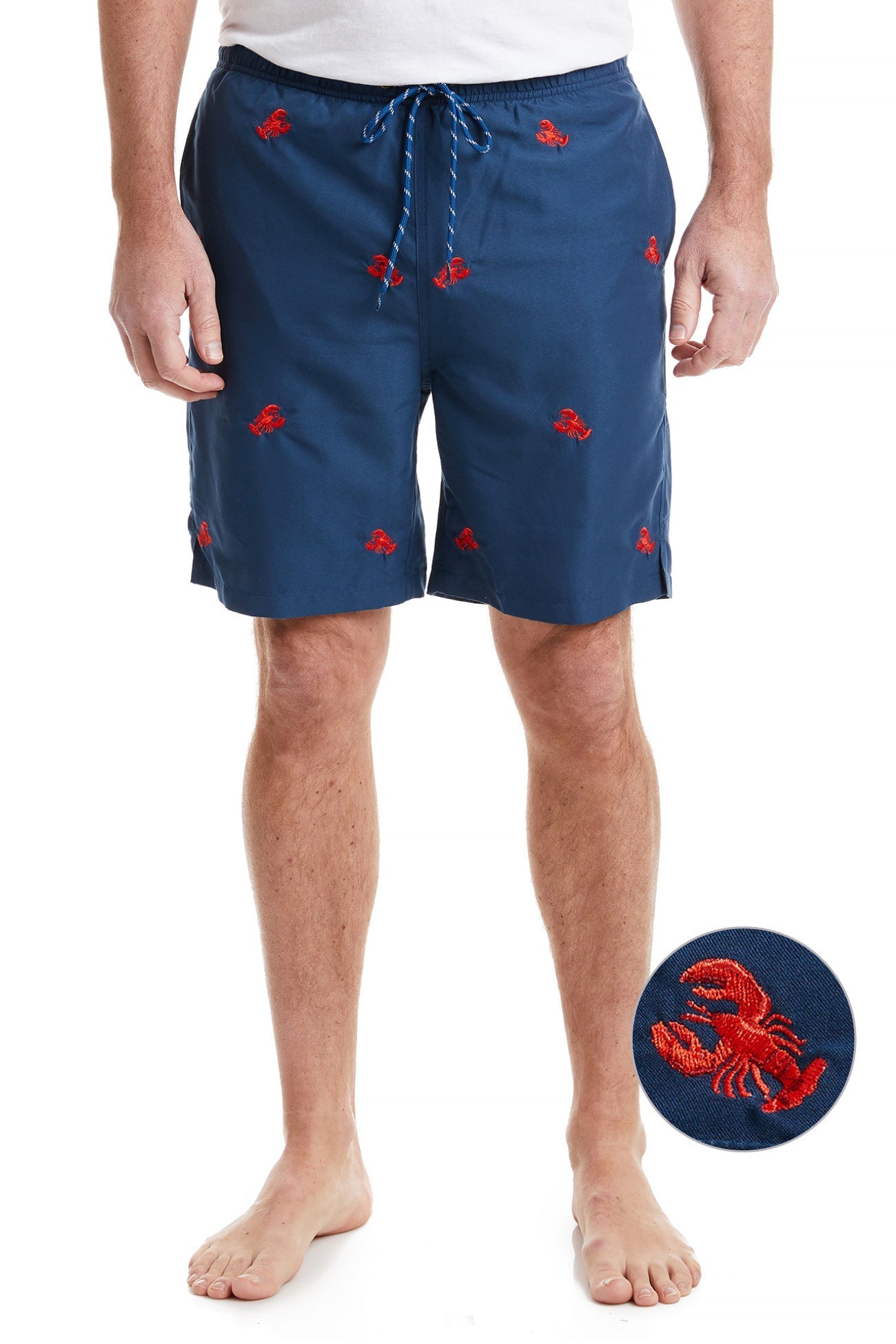 Sandbar Swim Suit for Women - Nantucket Navy Blue One Piece Bathing Suit with Lobster Print | Perfect for Beach Vacations, Pool Parties & Summer Getaways