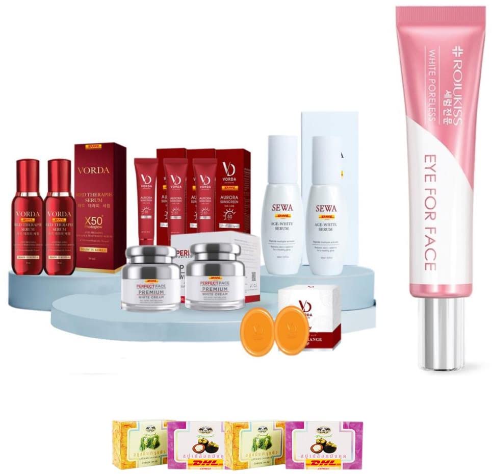 VORDA Premium Cream 11-Piece Anti-Aging Set (M-6149) - Lifting & Poreless Eye & Face Treatment with DHL Express Shipping | Perfect for Daily Skincare Routine & Anti-Wrinkle Care