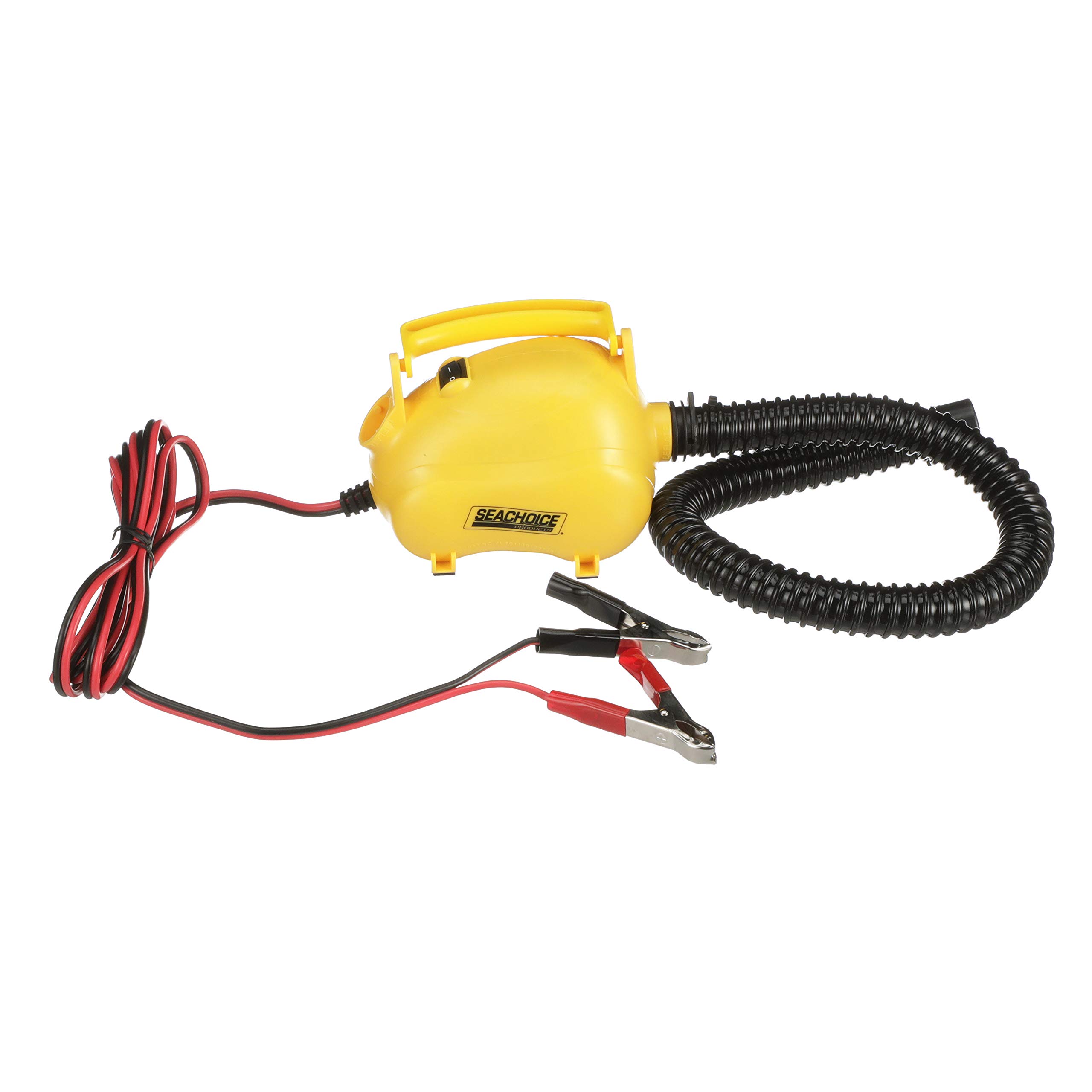 Seachoice 12V Electric Air Pump - High Power Portable Inflator for Boats, Kayaks, Paddleboards, Pool Floats & Outdoor Inflatables | Fast Inflation for Marine & Water Sports Equipment