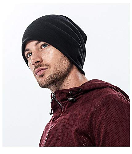 Unisex Skull Knit Beanie Hat - Rock Band Style for Kids & Adults - Warm Winter & Autumn Cap - Black - Perfect for Concerts, Outdoor Activities & Cold Weather