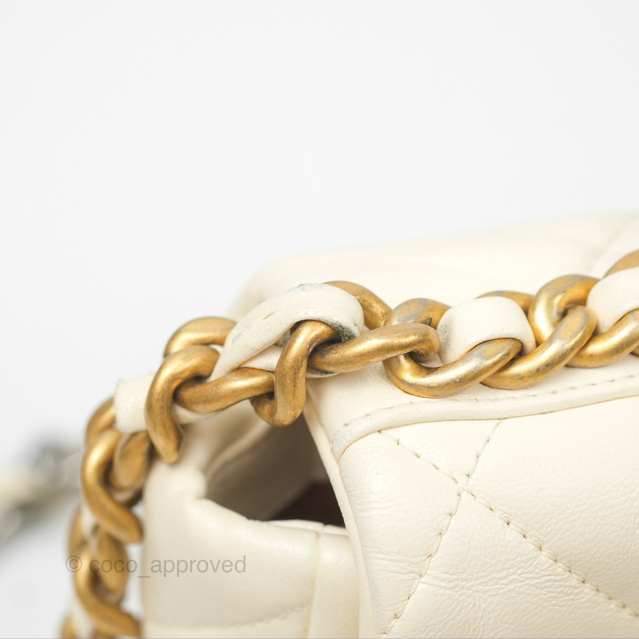 Chanel 19 Small Handbag in Ivory Cream with Mixed Hardware - Luxury Crossbody Bag for Women, Perfect for Date Night & Special Occasions