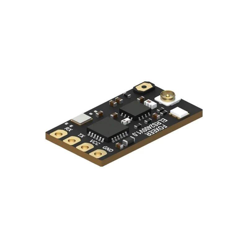 Foxeer ELRS 2.4GHz Receiver with T Antenna - Long Range Drone FPV Receiver for RC Drones and Quadcopters - Perfect for Racing, Freestyle Flying and Long Distance FPV Control