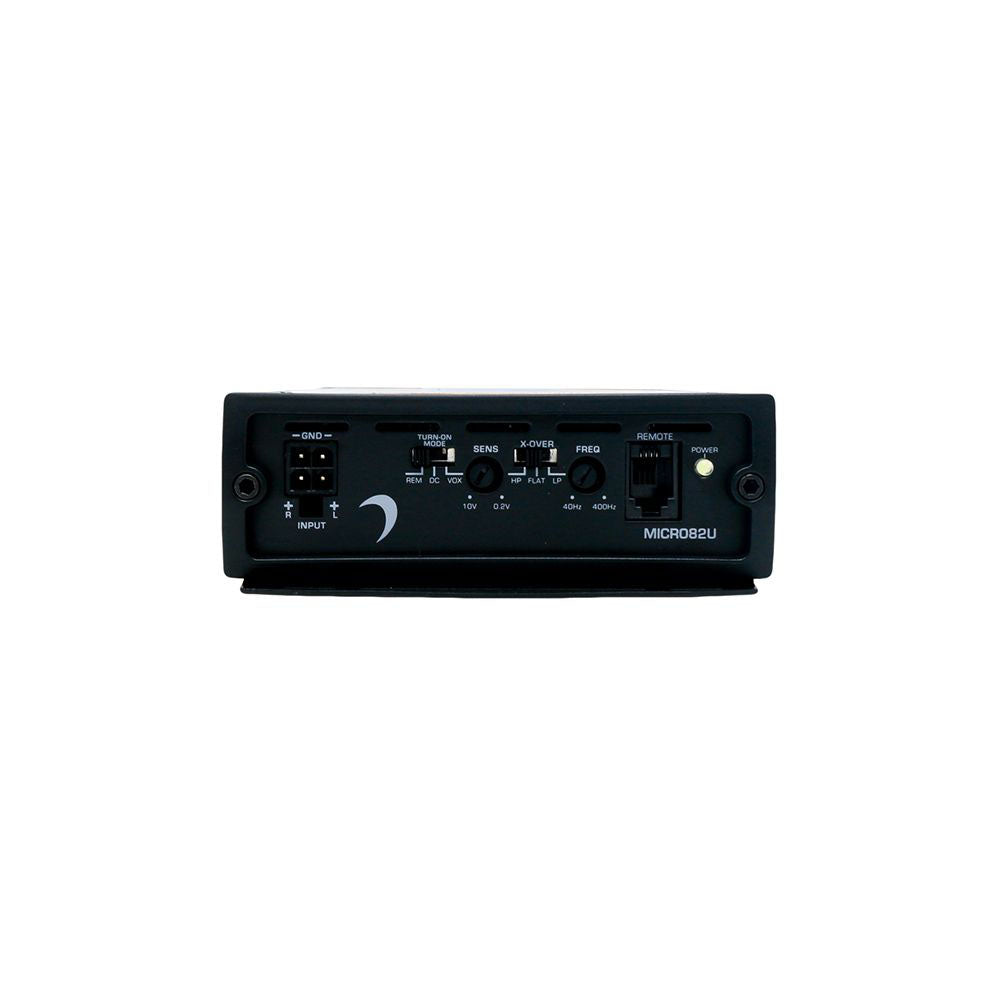 Refurbished Diamond Audio MICRO82U 500W RMS 2-Channel Class D Car Amplifier - High Power Micro Series for Car Audio System Upgrade | Perfect for Trucks, SUVs & Custom Car Stereo Installations
