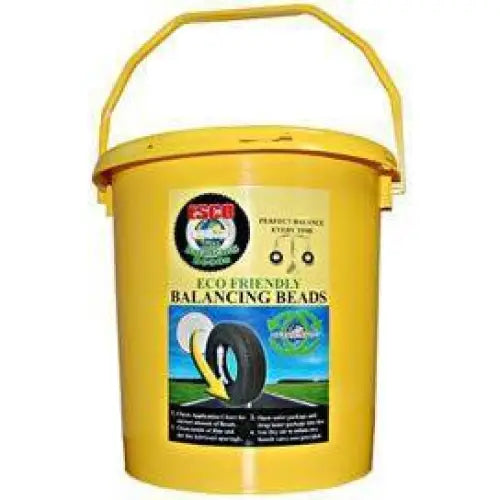 ESCO 20466 Ceramic Wheel Balancing Beads - 17.6 lbs Bucket for Truck, RV & Off-Road Vehicles - Eliminate Wheel Vibration, Improve Tire Performance & Fuel Efficiency