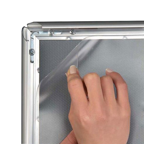 30x40 Snap Frame Poster Sign Frames - 1 Inch Wide Black Aluminum Frame with Mitered Corners - Perfect for Retail Displays, Restaurants, and Office Signage
