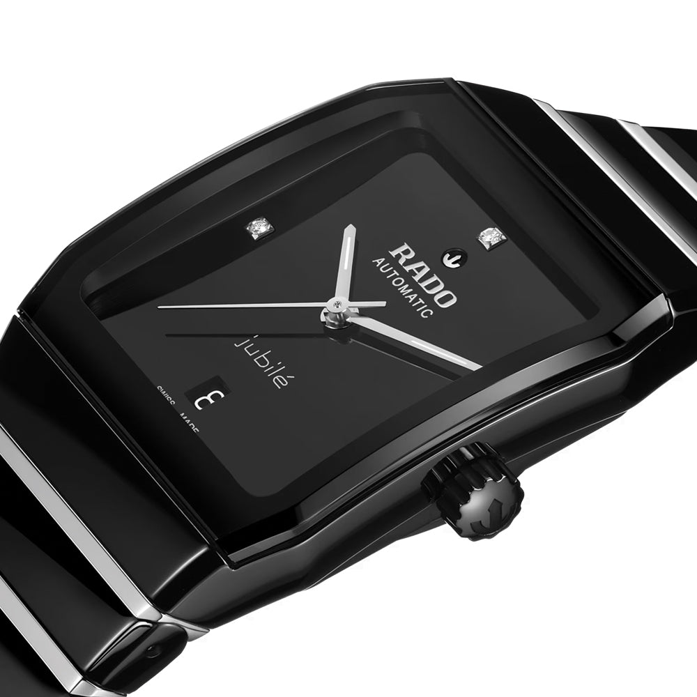 Anatom Automatic Diamond Watch 32.5mm Black Dial Stainless Steel Bracelet - Perfect for Business, Formal Events & Luxury Gift Giving