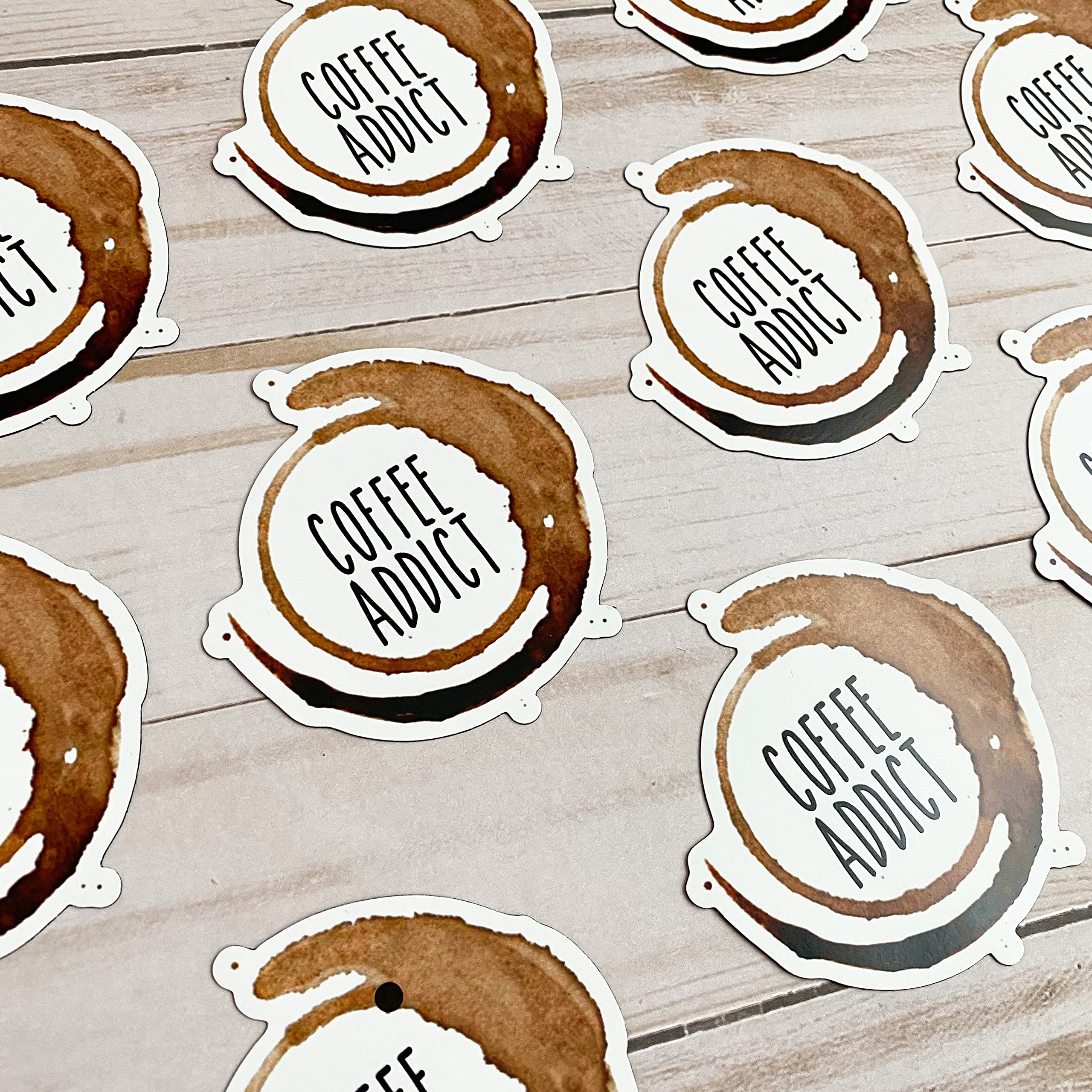 Strong Coffee Lover Fridge Magnets - Funny Coffee Addict Refrigerator Magnets for Kitchen Decor, Office & Gifts - Perfect for Coffee Enthusiasts & Baristas