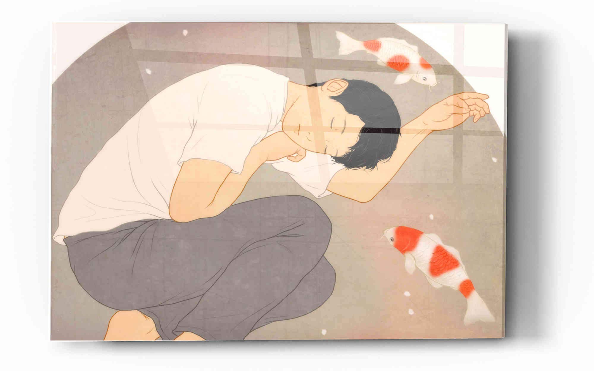 Epic 'Dream' Acrylic Glass Wall Art by Sai Tamiya - 16x24 Inches Modern Home Decor - Perfect for Living Room, Bedroom & Office Decorations