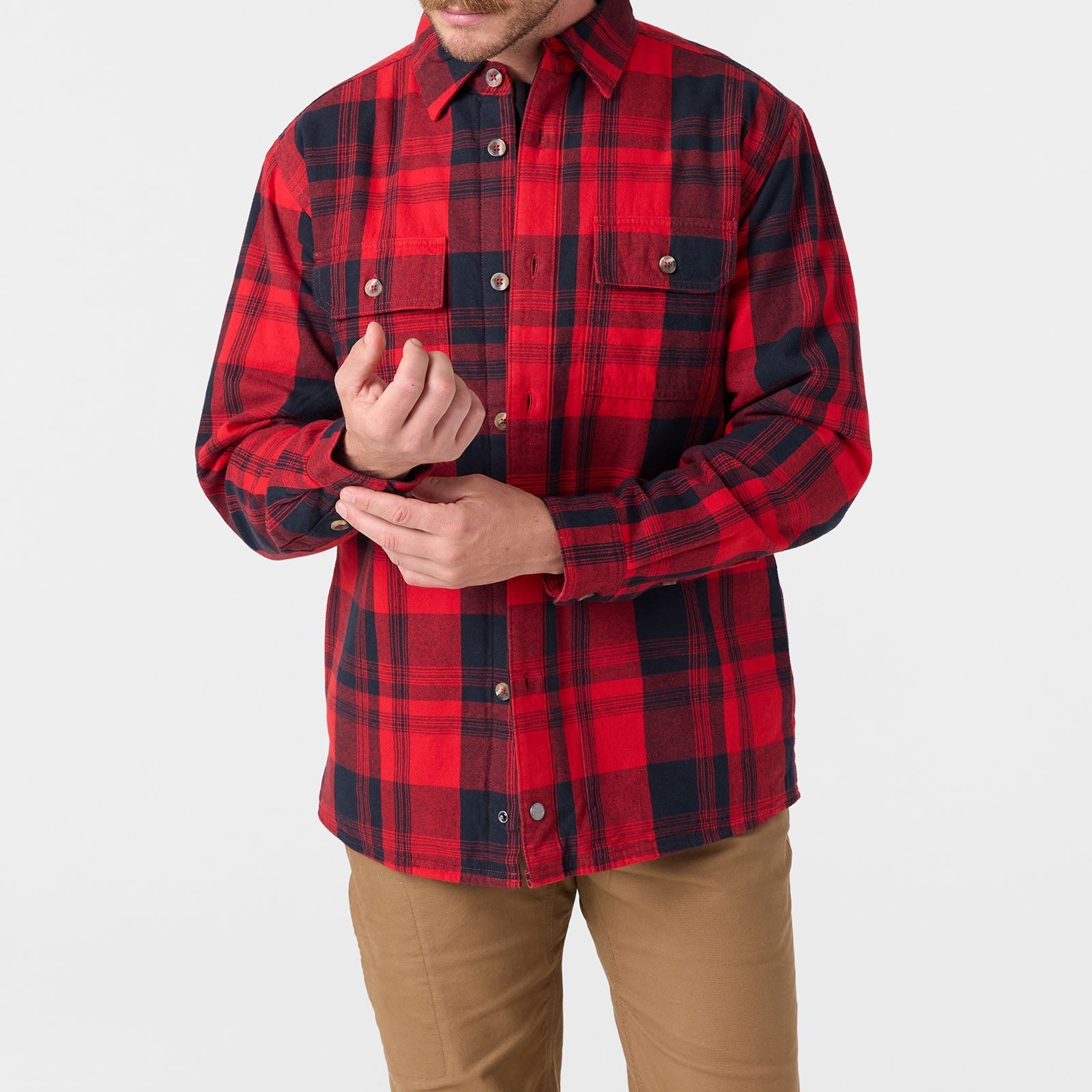 Men's Anderson Shirt Jacket - Lightweight Casual Button-Up Shirt Jacket for Men | Perfect for Outdoor Adventures, Layering & Everyday Wear
