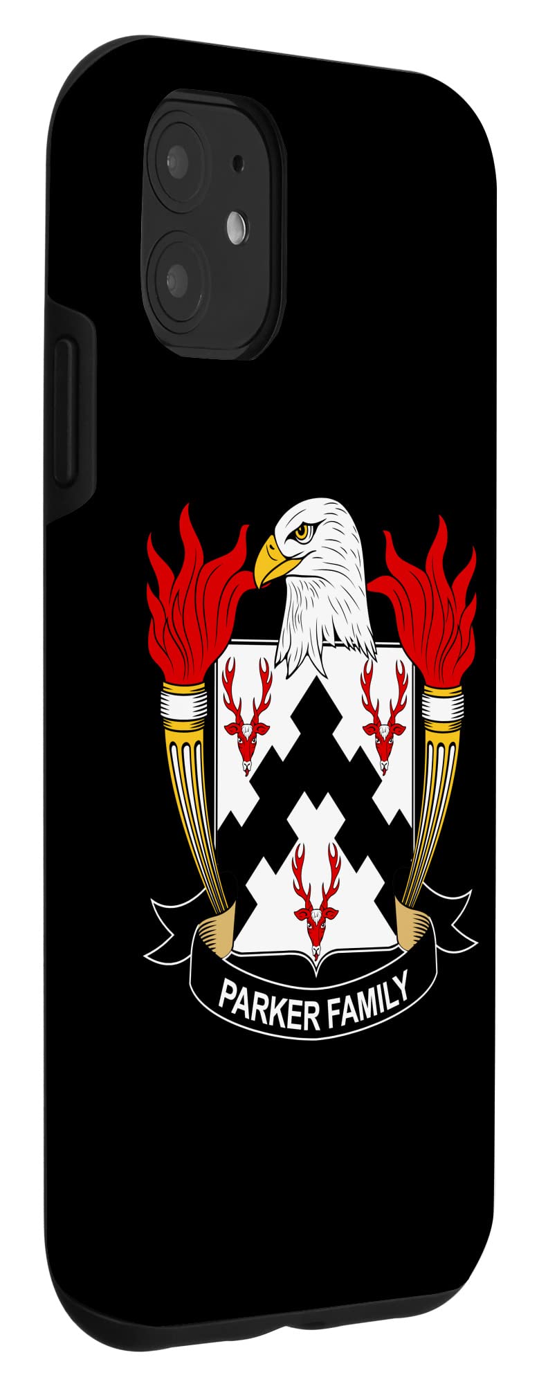 iPhone 11 Case with Parker Coat of Arms - Premium Family Crest Phone Cover for Protection & Style | Perfect for Gifts, Family Reunions & Heritage Pride