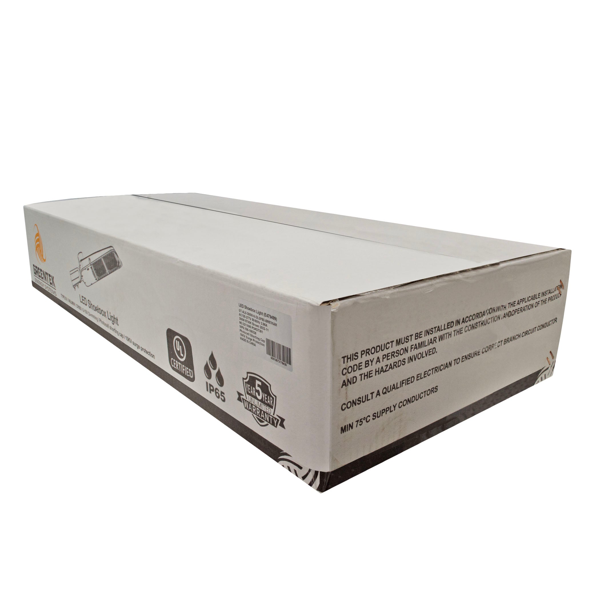 300W LED Street Light - 150 LM/W High Efficiency, CCT Tunable, 10KV Surge Protection - UL & DLC 5.1 Certified - AL5 Series with Slip Fitter Mount - Perfect for Parking Lots, Highways, and Outdoor Area Lighting