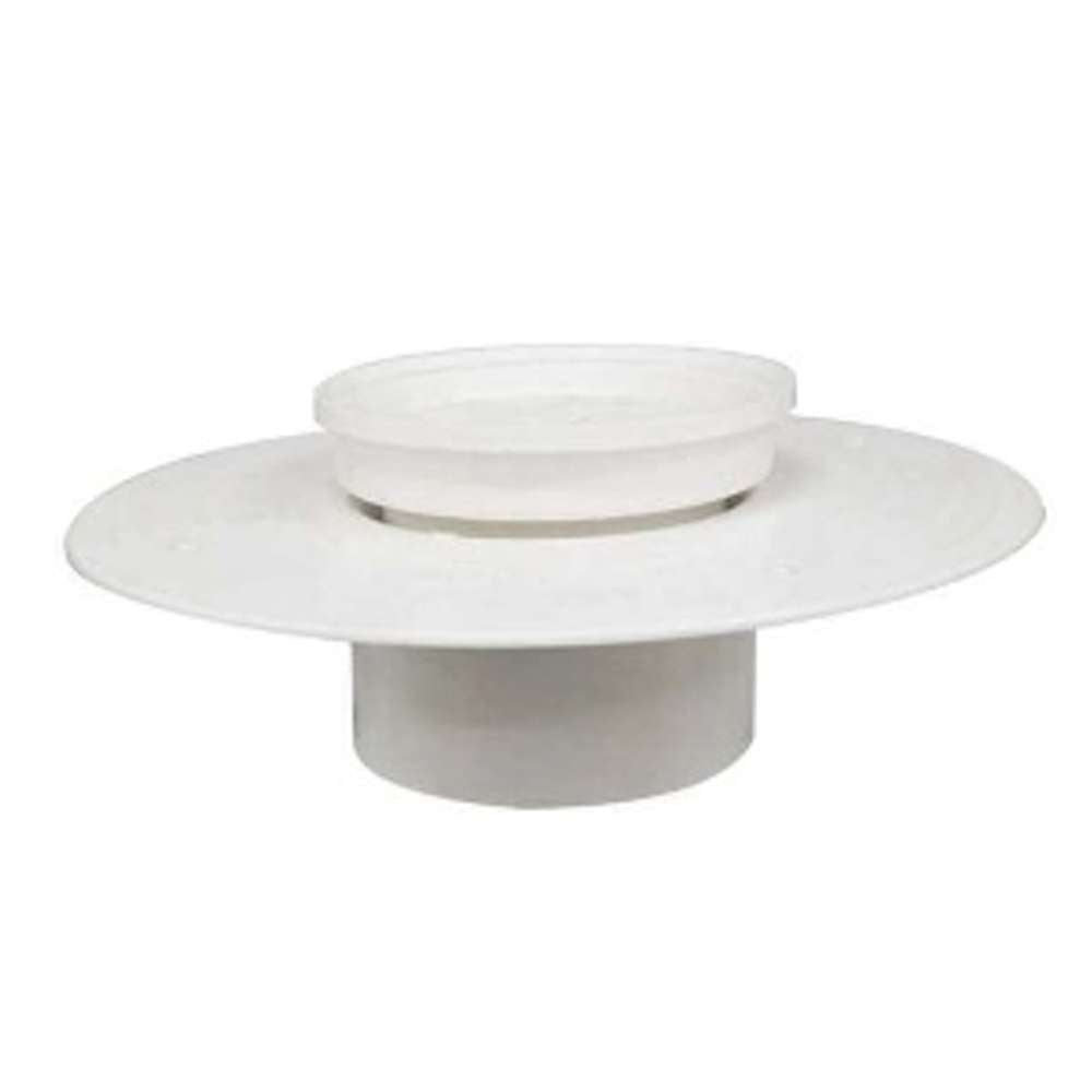 80 x 50mm Brass Puddle Flange for Drain Grates - Durable Waterproof Seal for Outdoor Showers, Pool Decks & Patio Drainage