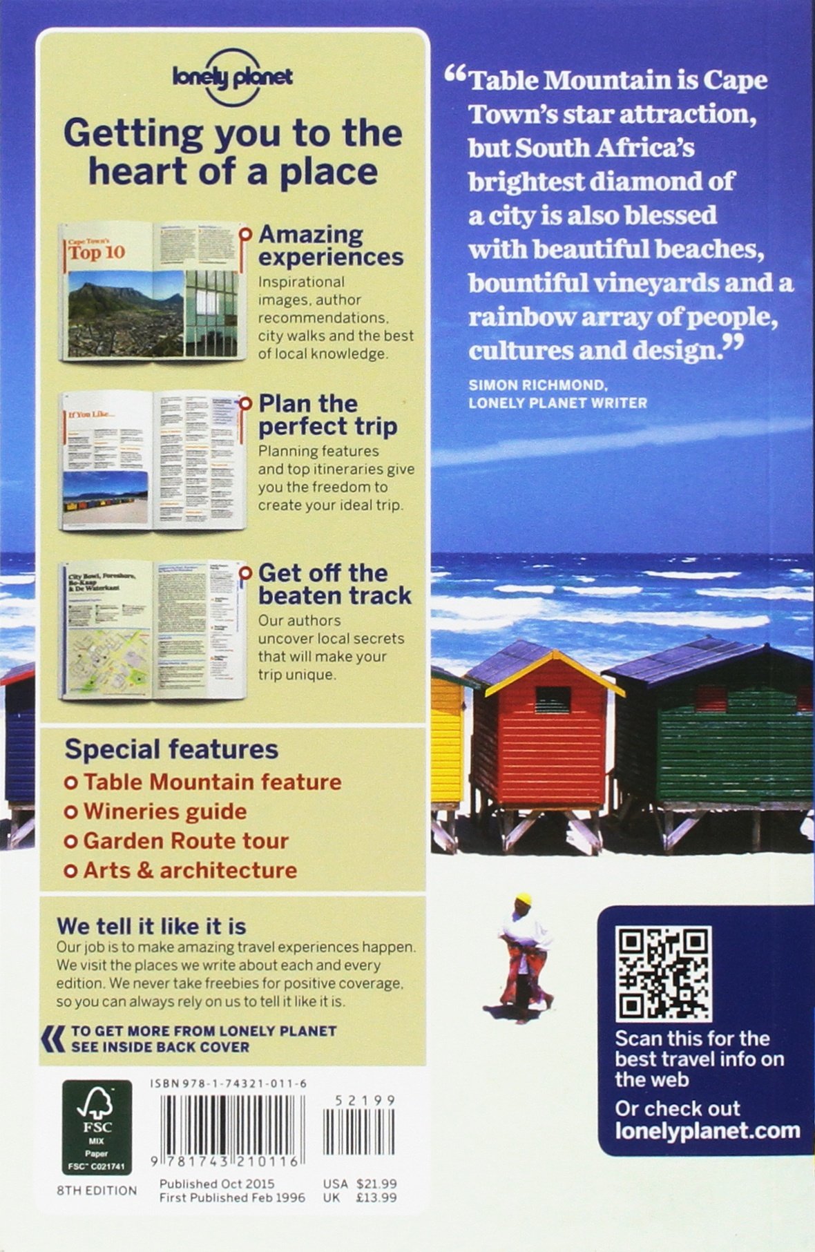 Lonely Planet Cape Town & the Garden Route Travel Guide - Best South Africa Trip Planner for Adventure & Sightseeing | Perfect for Road Trips, Hiking & Wine Tours