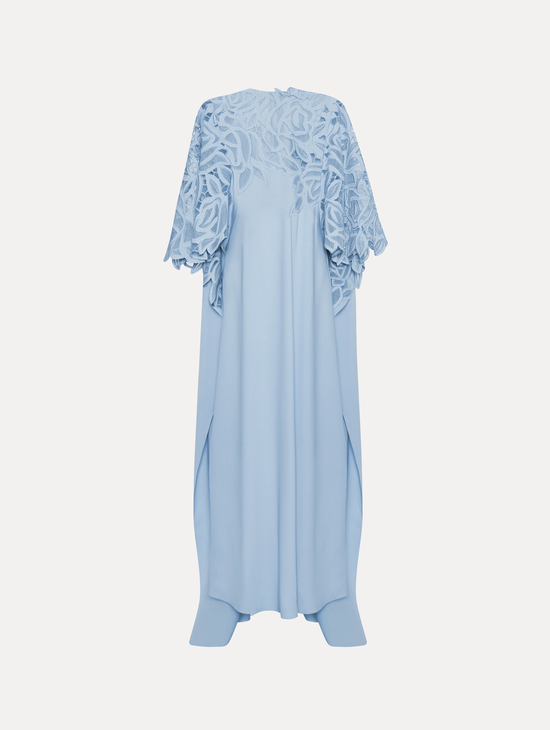 English Rose Cutout Caftan - Floral Summer Beach Dress for Women | Boho Chic Cover Up, Poolside Lounge & Vacation Outfit