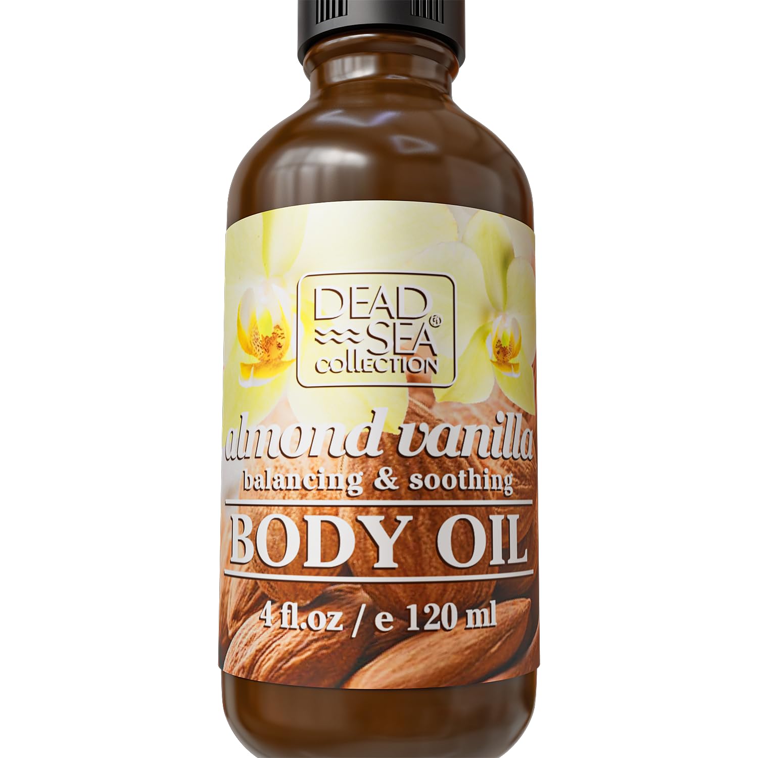 Dead Sea Collection Body Oil Set - Almond Vanilla, Collagen & Lavender Oil Trio for Hydration & Skin Rejuvenation | Perfect for Spa Day, Massage Therapy & Daily Moisturizing