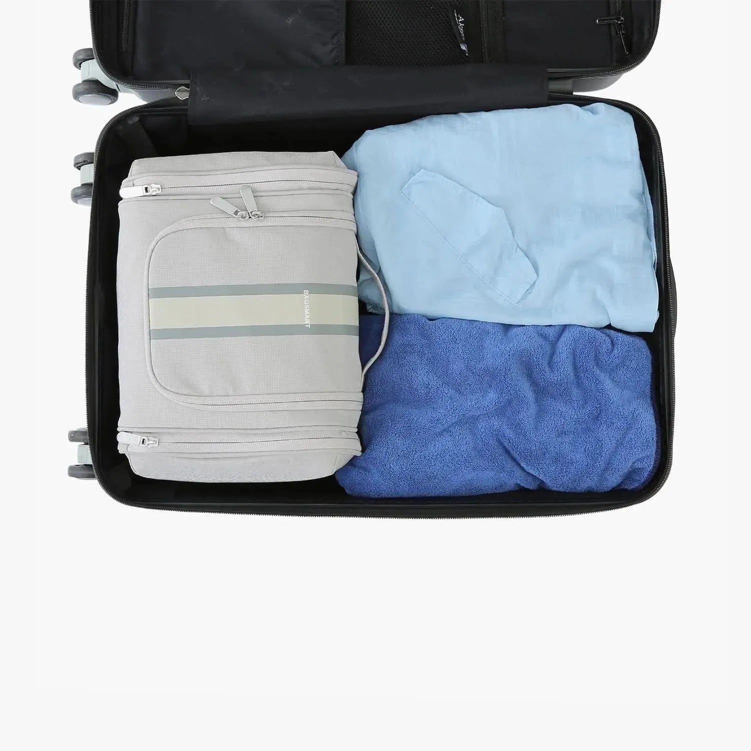 Premium Atlas Travel Hanging Toiletry Bag - Waterproof Cosmetic Organizer for Men & Women - Perfect for Camping, Gym, Business Trips & Air Travel