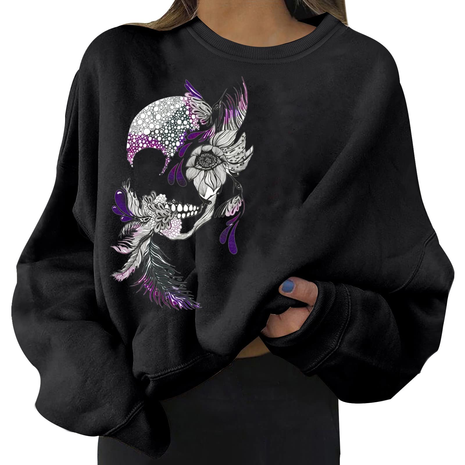 Stylish Women's Zip-Up Hoodie - Cozy Halloween & Casual Sweatshirt for Self-Care | Perfect for Fall Outfits, Lounge Wear & Pumpkin Patch Visits