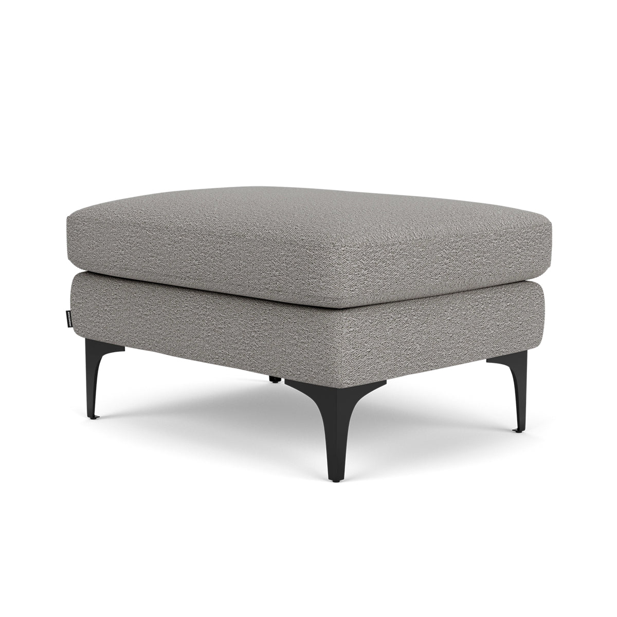 Astha Boucle Ottoman Stool - Round Tufted Pouf with Removable Cover, Modern Footrest for Living Room, Bedroom & Nursery - Soft and Stylish Home Decor Accent