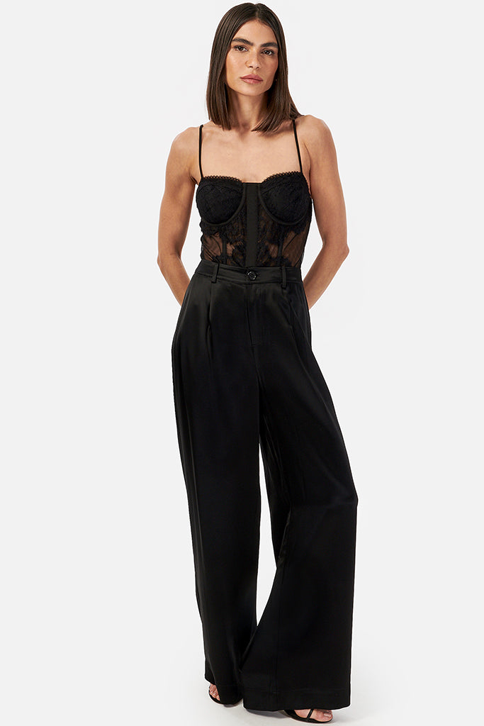 Cami NYC Riona Bodysuit for Women - Black Seamless Shapewear for Layering, Tucking & Everyday Wear | Perfect Under Dresses, Tops & Jeans