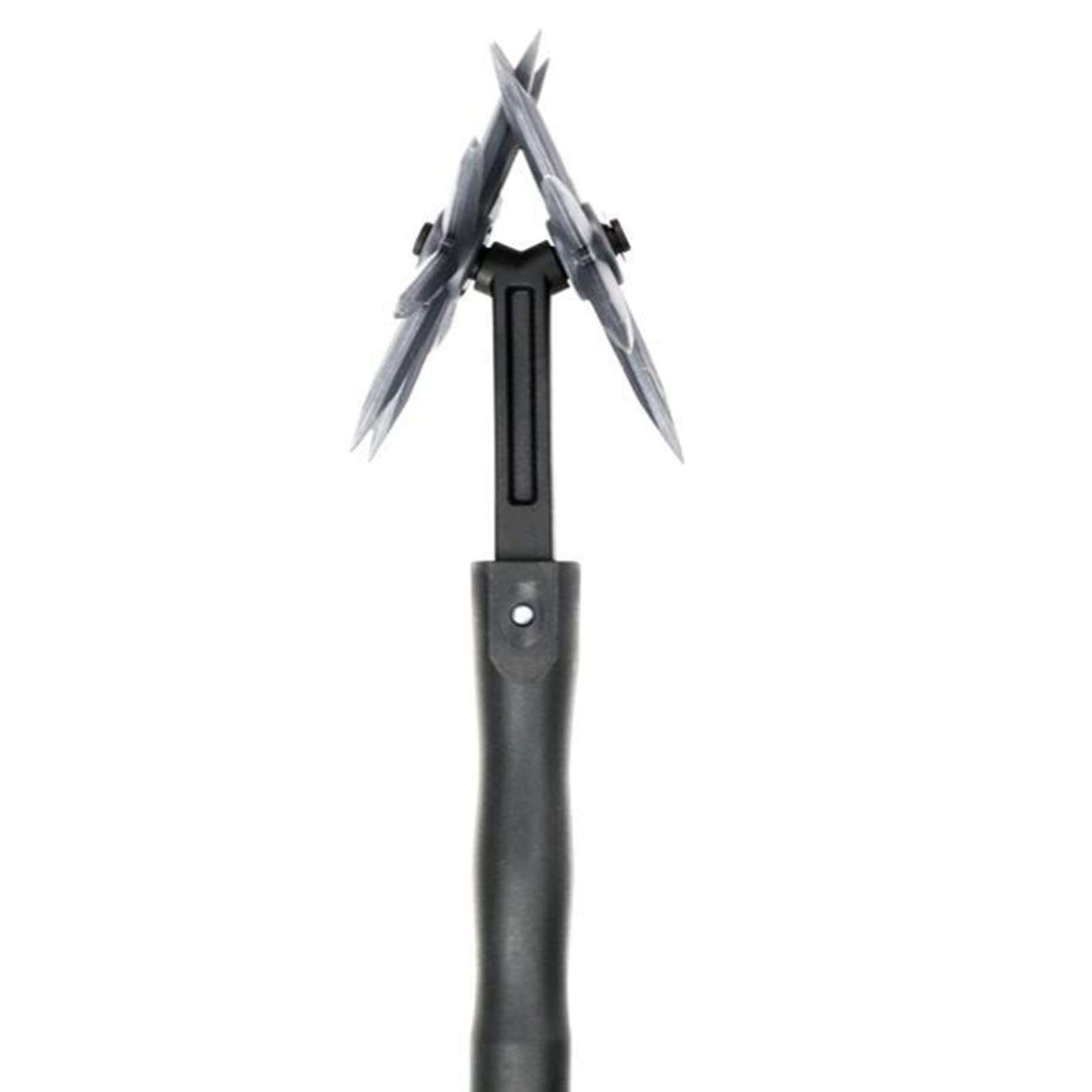 Heavy Duty 3-Tine Rotary Cultivator Tool - Detachable Handle Garden Soil Tiller for Weeding, Aeration & Soil Turning - Perfect for Garden, Balcony, Orchard, Patio & Lawn Care (Ideal for Vegetable Beds, Flower Gardens & Landscaping Projects)