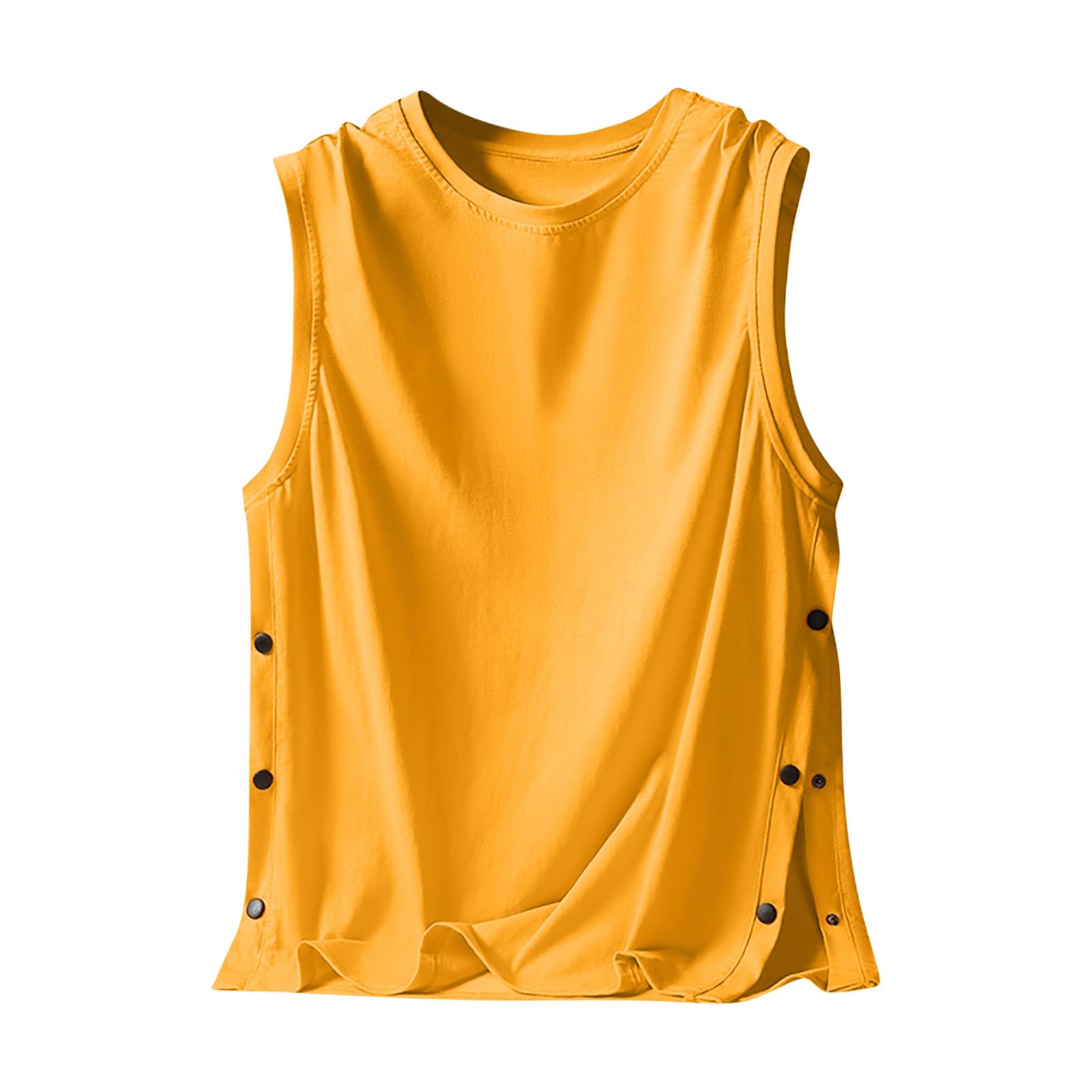 Men's Post Shoulder Surgery Tank Top - Adjustable Tear-Away Sleeveless Shirt with Side Snaps for Easy Dressing | Recovery Adaptive Clothing for Shoulder Injury & Physical Therapy | Ideal for Post-Op Care, Rehab & Daily Comfort
