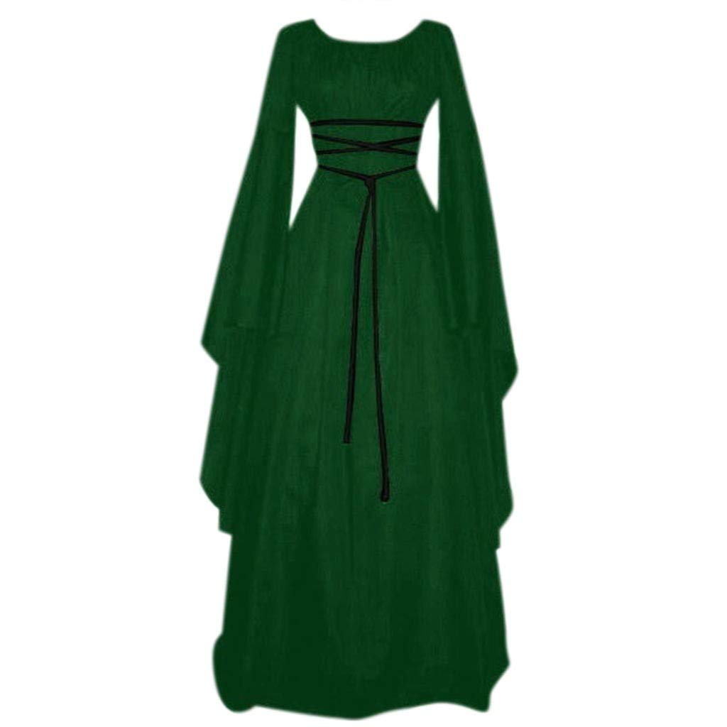 Renaissance Dress for Women - Medieval Chemise Peasant Irish Underdress Victorian Costume Gothic Witch Gown | LARP, Cosplay, Halloween, Theater, Renaissance Fairs