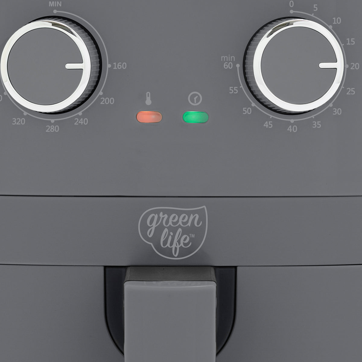 GreenLife 4.5 Quart Non-Toxic Ceramic EZ Air Fryer with Rapid Air Technology - Graphite | Healthy Oil-Free Cooking for Chicken Wings, French Fries & Vegetables | Perfect for Small Kitchens & Quick Meals