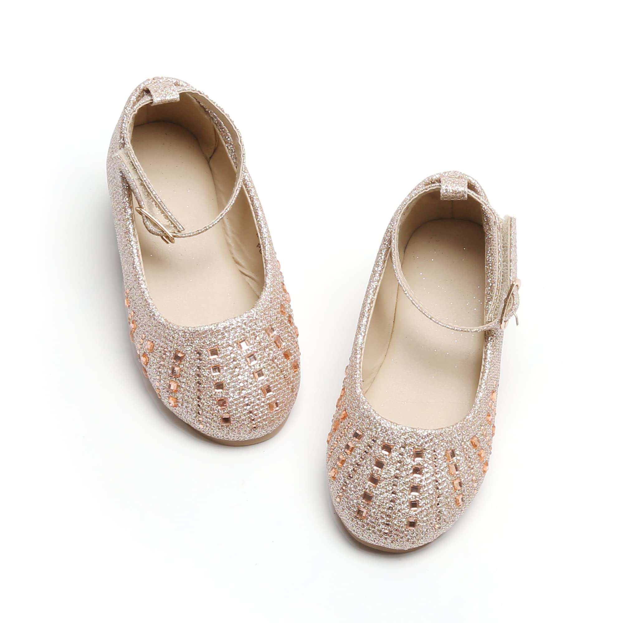 Felix & Flora Toddler Flower Girl Dress Shoes - Girls Ballet Flats for Wedding, Party & School | Comfortable & Stylish Toddler Shoes for Special Occasions