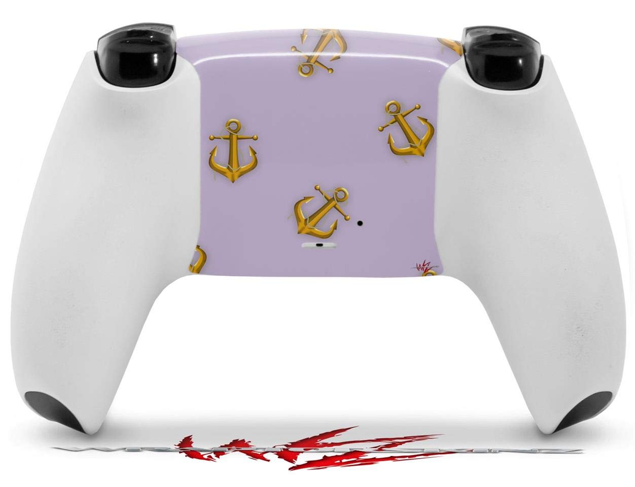 PS5 DualSense Controller Skin Wrap - Anchors Away Lavender for Gaming Protection