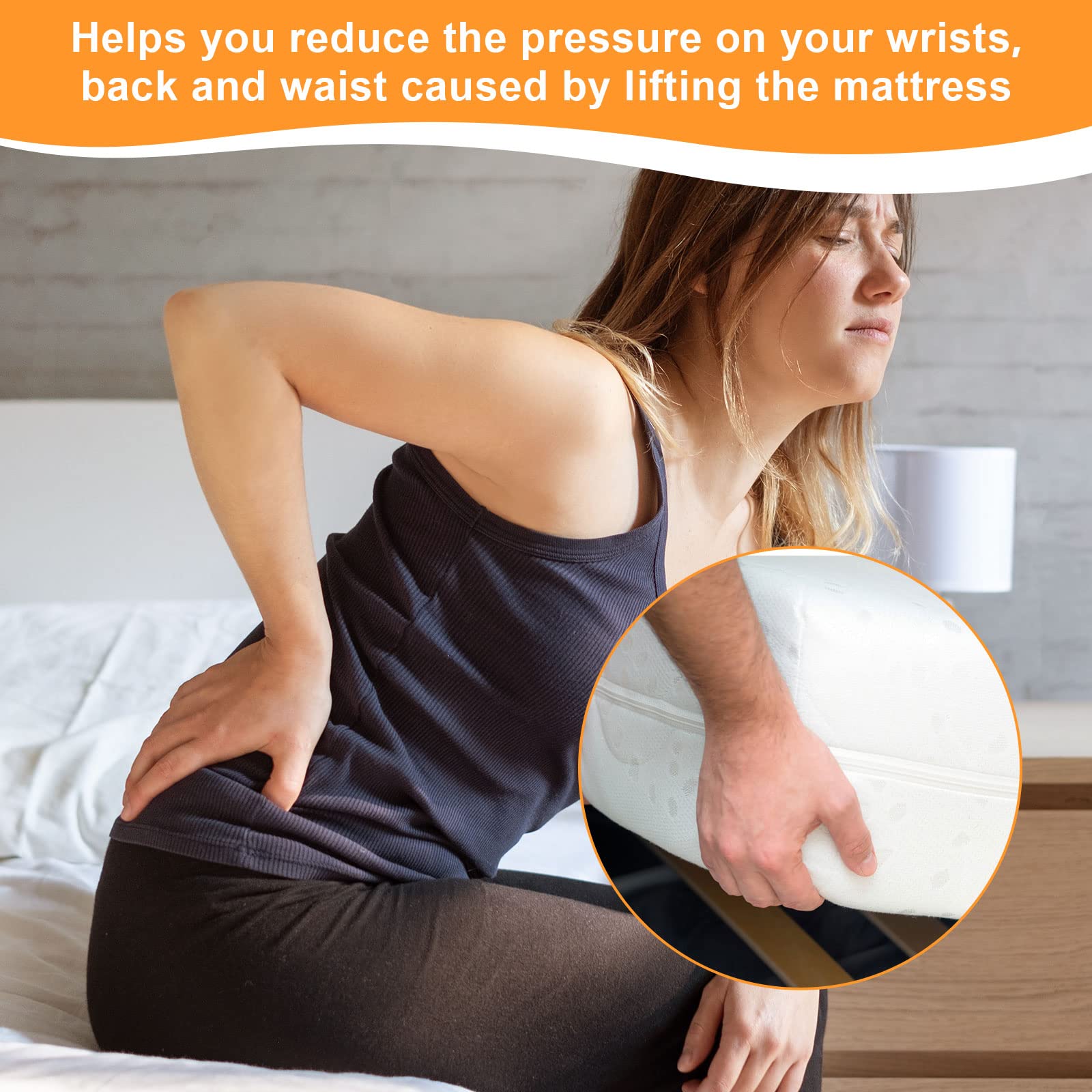**Bed Sheet Tuck-in Tool - Easy Mattress Lifter & Sheet Helper for Effortless Bed Making - Perfect for Seniors, Caregivers, and Hotels**