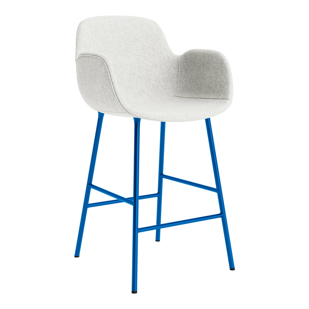 Stylish Fully Upholstered Form Counter Armchair - Perfect for Kitchen Islands, Breakfast Bars & Home Dining Areas