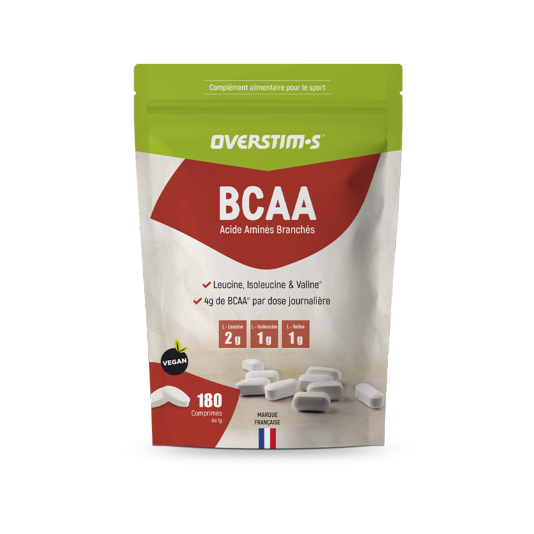 Overstim's BCAA Supplement - 180 Capsules for Muscle Recovery & Growth | Pre & Post Workout Support for Athletes & Fitness Enthusiasts
