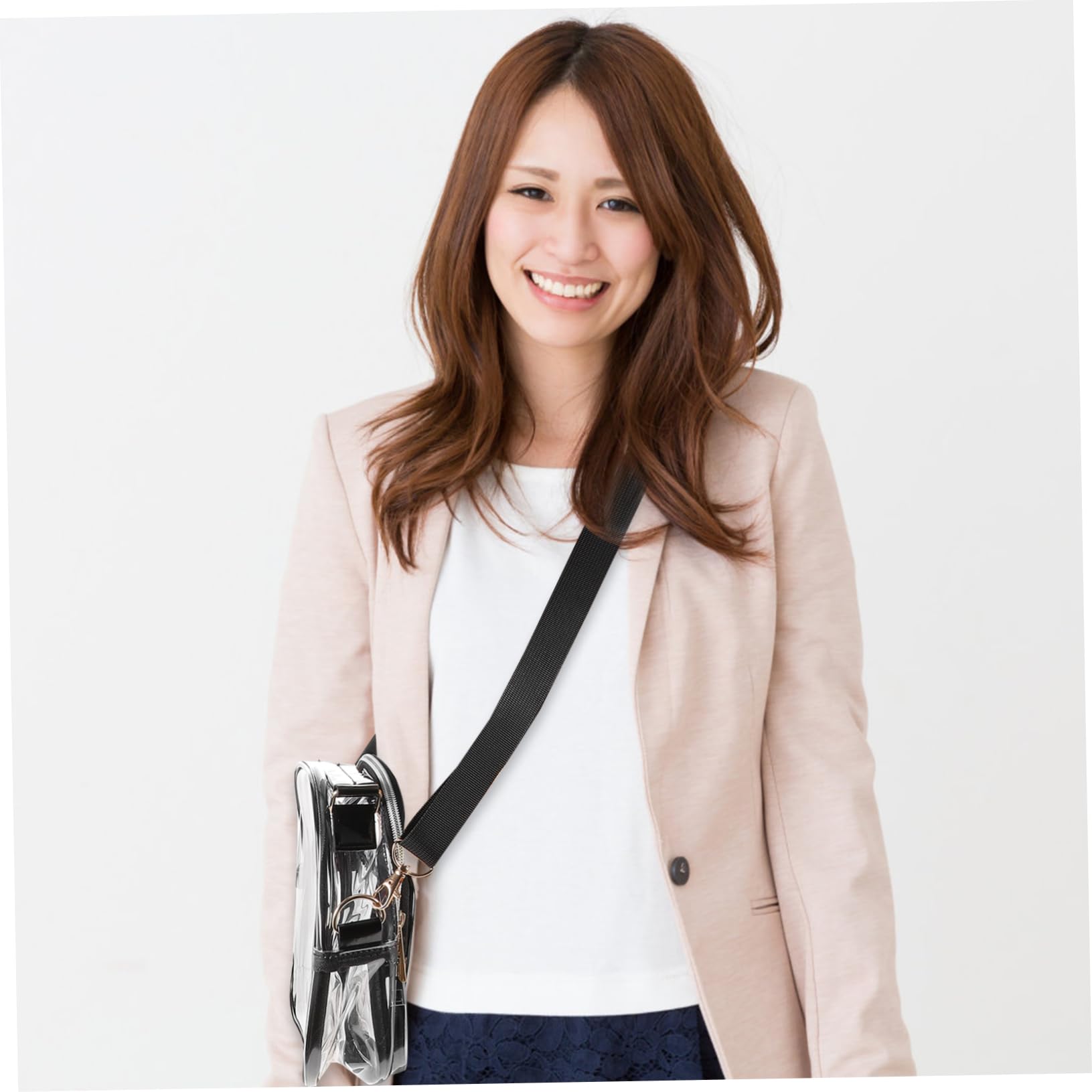 Gogogmee Women's Crossbody Shoulder Bag - PVC Tote Purse for Work & Travel | Lightweight Small Handbag for Daily Use, Shopping & Outings