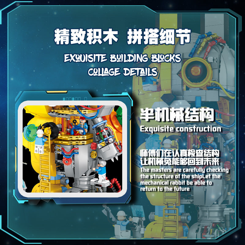 2119PCS ShuangGao 20810 Mechanical Rabbit Building Blocks Set - STEM Educational Toy for Kids & Adults - Perfect for Creative Play, DIY Projects & Home Decor