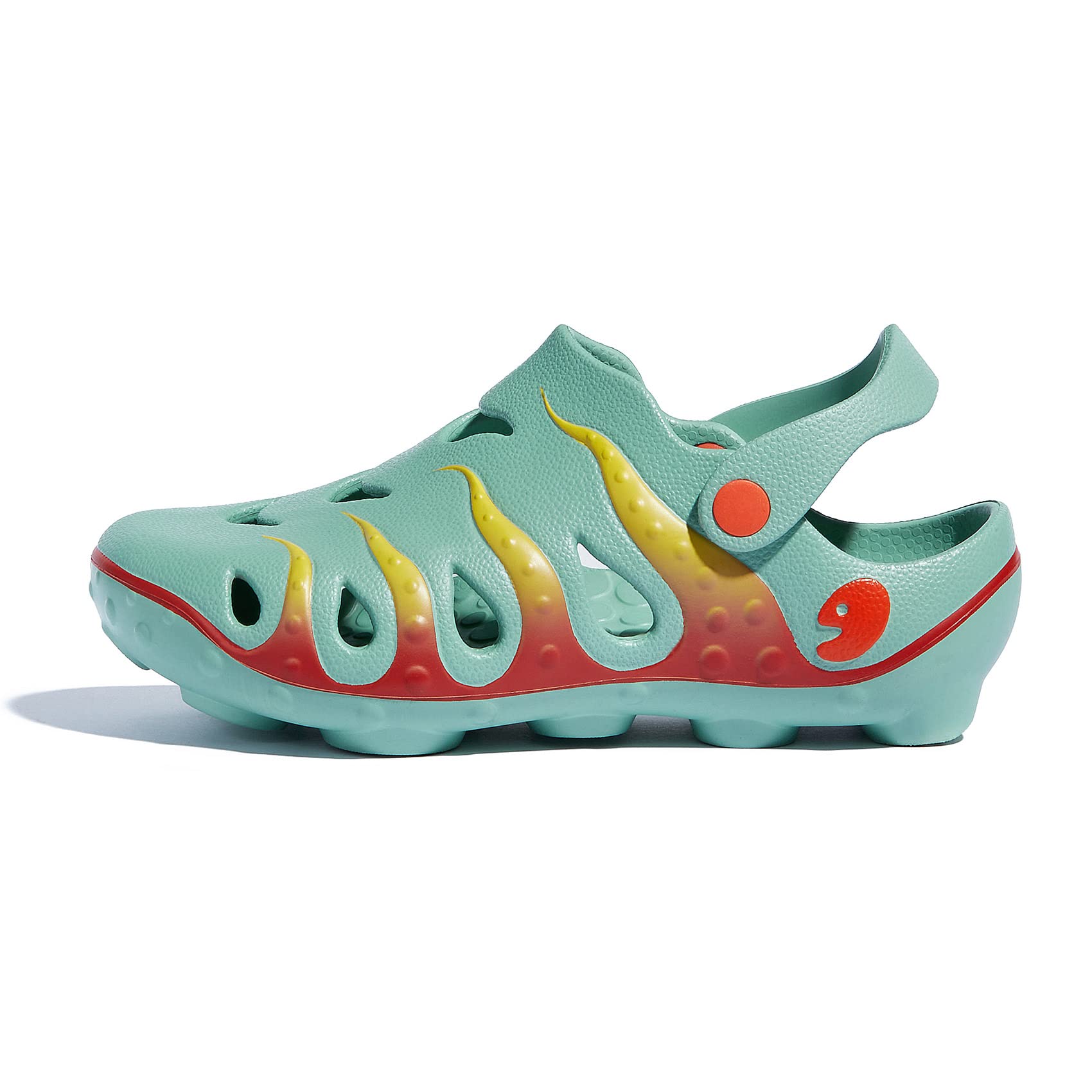 **UIN Men's Clog Garden Shoes - Slip-On Beach & Outdoor Slippers Sandals with Octopus Design - Perfect for Gardening, Beach Walks & Casual Wear**