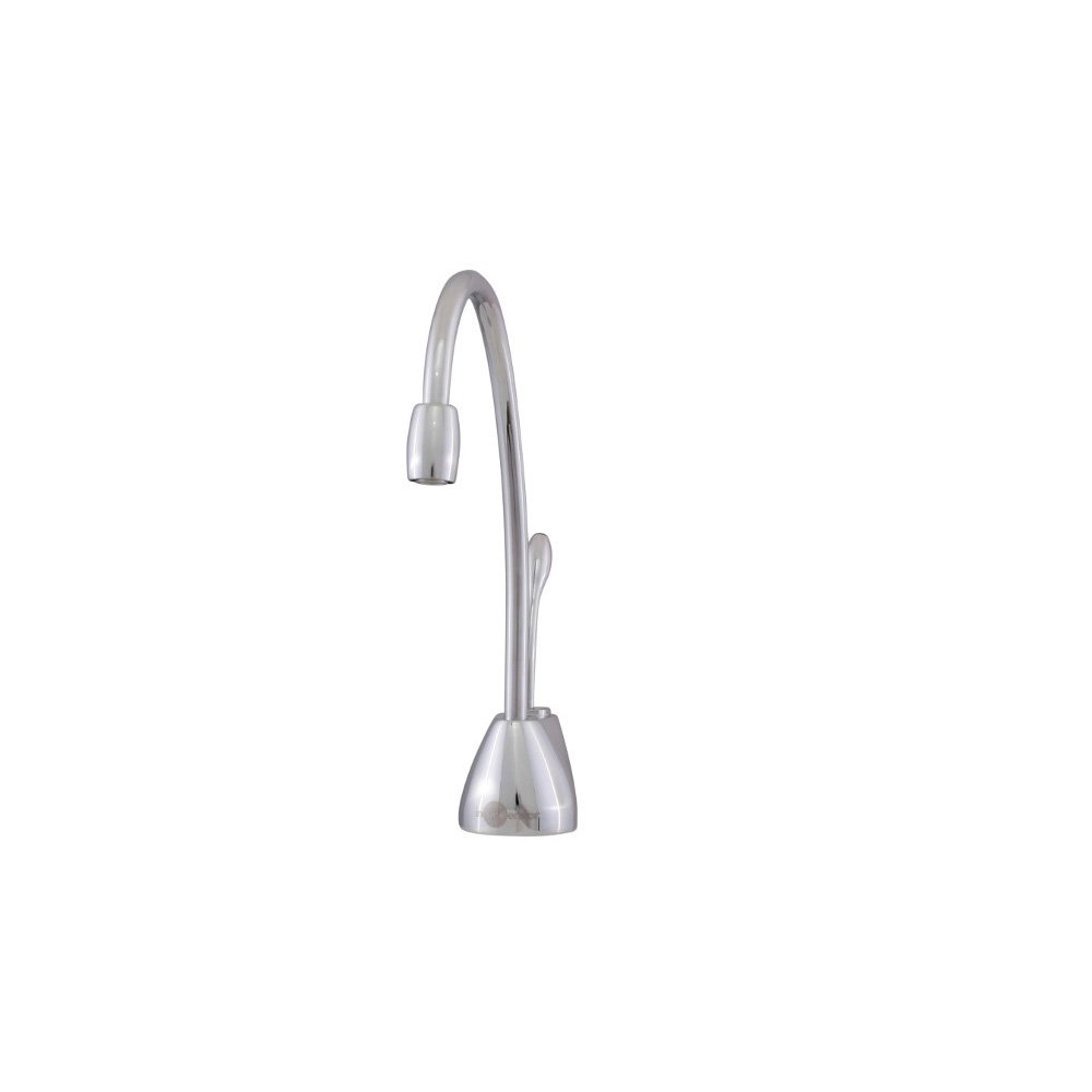 InSinkErator F-GN1100C Contemporary Instant Hot Water Dispenser Faucet - Chrome Finish, Single Hole Mount for Kitchen Sink - Perfect for Coffee, Tea & Cooking