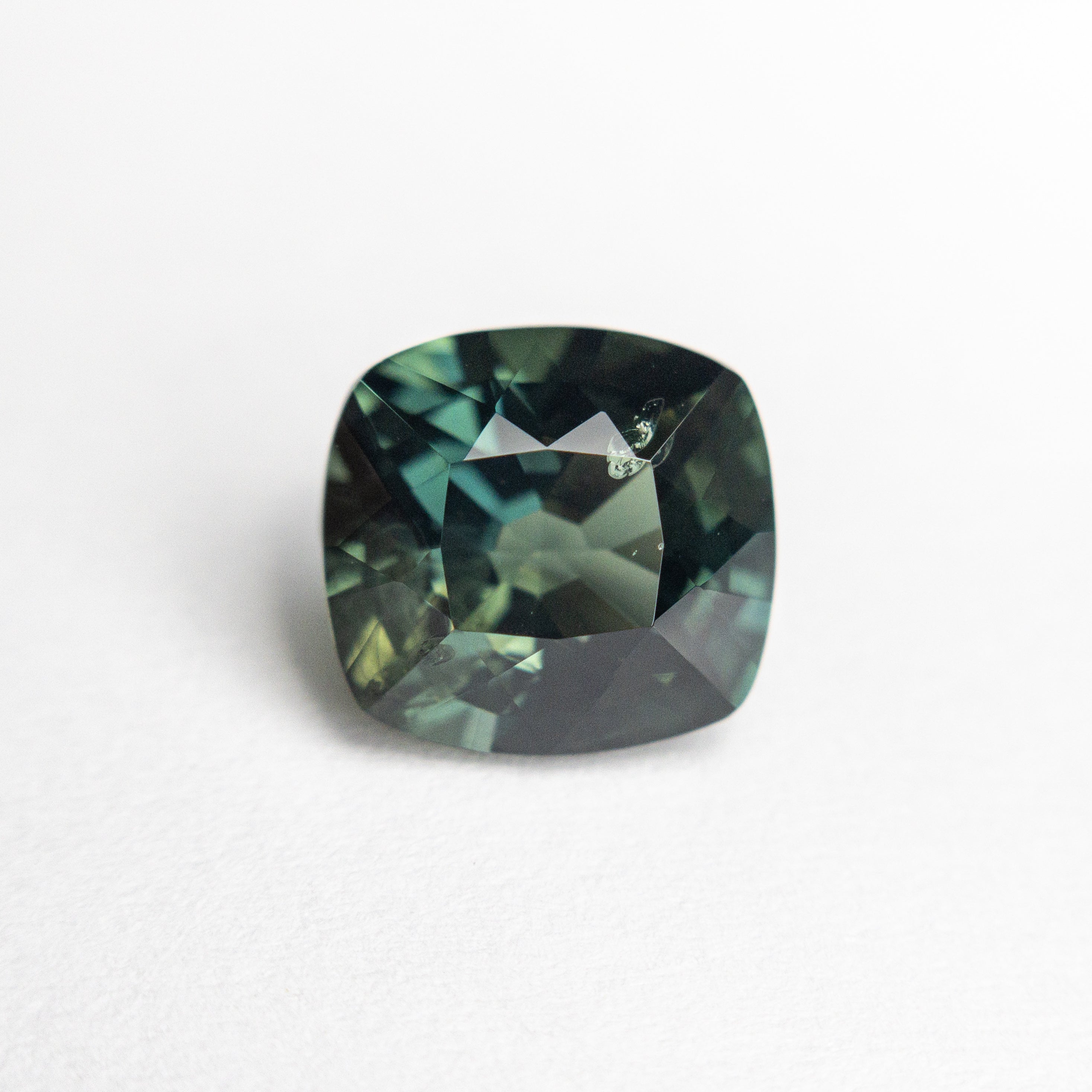 2.36ct Cushion Cut Blue Sapphire Gemstone - 7.77x7.36x4.97mm Natural Loose Stone for Jewelry Making, Engagement Rings & Fine Collections