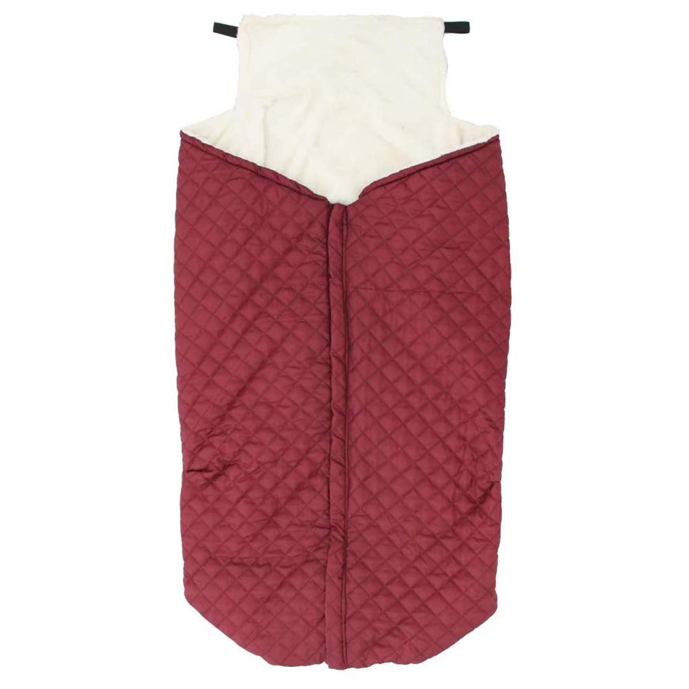 Waterproof Windproof Plush Fleece Wheelchair Warmer Cover - Winter Blanket for Elderly & Patients (Red) | Indoor/Outdoor Use for Wheelchair Comfort & Warmth