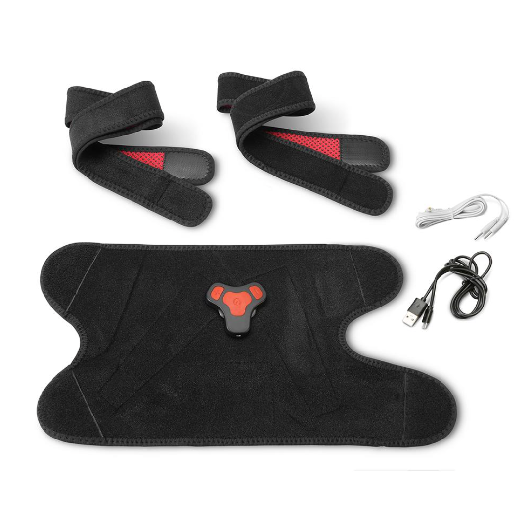 Accusage Thermo 7-in-1 Hot & Cold Therapy Massage Wrap for Neck, Back & Shoulder Pain Relief - Perfect for Home, Office & Travel Use