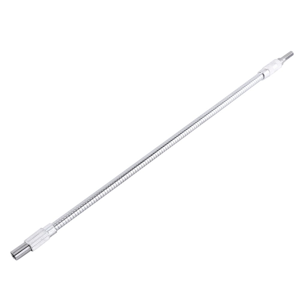 1/4in Flexible Extension Screwdriver Bit - 300MM & 400MM Flexible Drill Bit Extension Shaft Holder for Electronic Drills - Perfect for Tight Spaces & Hard-to-Reach Areas in DIY, Electronics Repair, and Home Improvement Projects