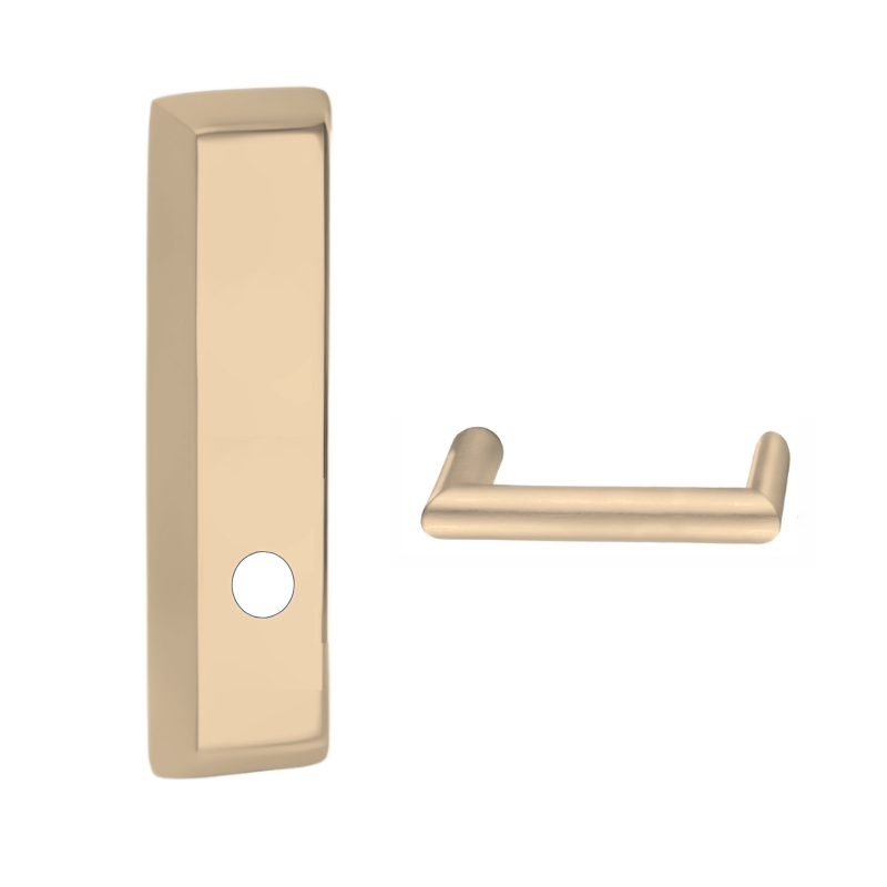 Corbin Russwin 123910ET Exit Device Trim with Passage Function - Salvador 123 Lever Escutcheon for ED5000 Series | Commercial Door Hardware for Office Buildings & Schools