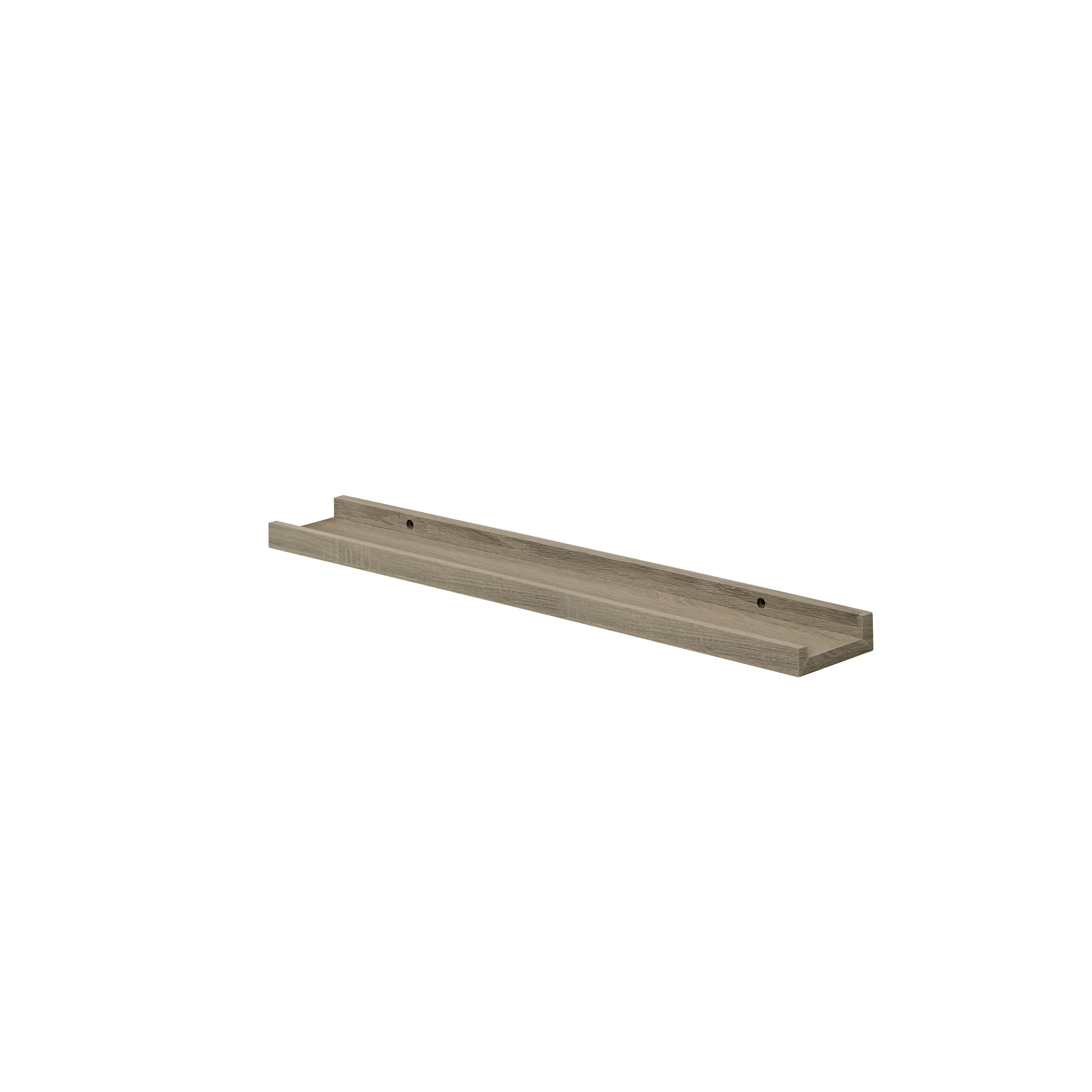 Decorative Picture Ledge Shelf - Floating Wall Shelf for Displaying Photos, Art & Collectibles - Perfect for Living Room, Bedroom & Office Decor