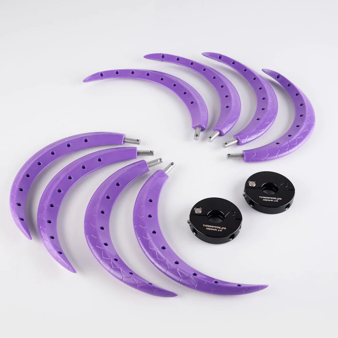 Collapsible Dragon Staff Pro - Professional Fire Performance Prop for Flow Arts, Circus & Dance - Perfect for Performers, Fire Spinners & LED Flow Artists