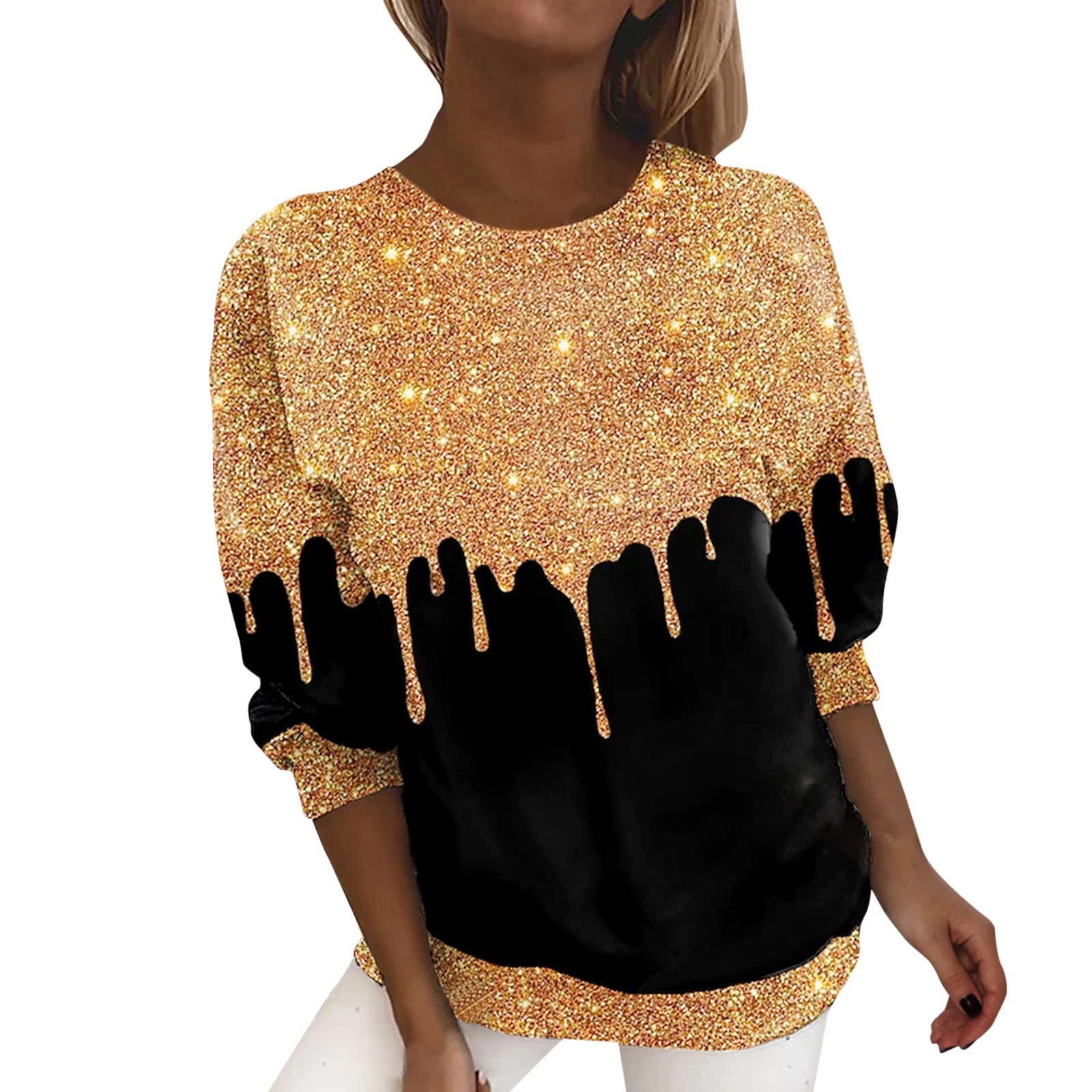 Women's Butterfly Print Pullover Sweater - Round Neck Long Sleeve Casual Blouse for Women | Fashionable Hollow Out Design for Daily Wear, Office & Date Nights