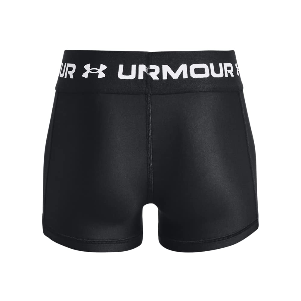 Under Armour Girls' HeatGear Shorty - Moisture-Wicking Athletic Shorts for Running & Training - Perfect for Gym, Sports & Active Play