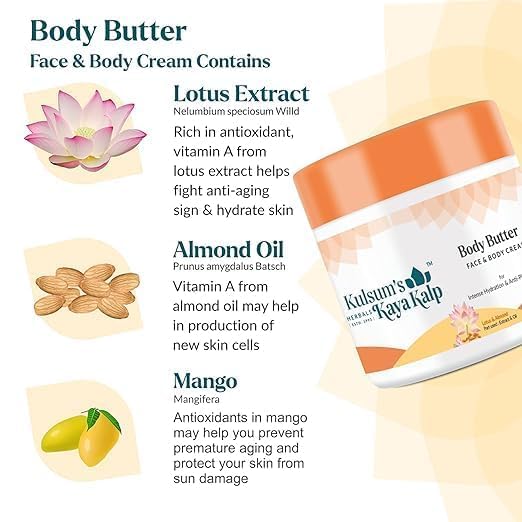 OTAA Body Butter 40g - Ultra Moisturizing & Nourishing Cream for Dry Skin | Perfect for Daily Hydration & After-Shower Care