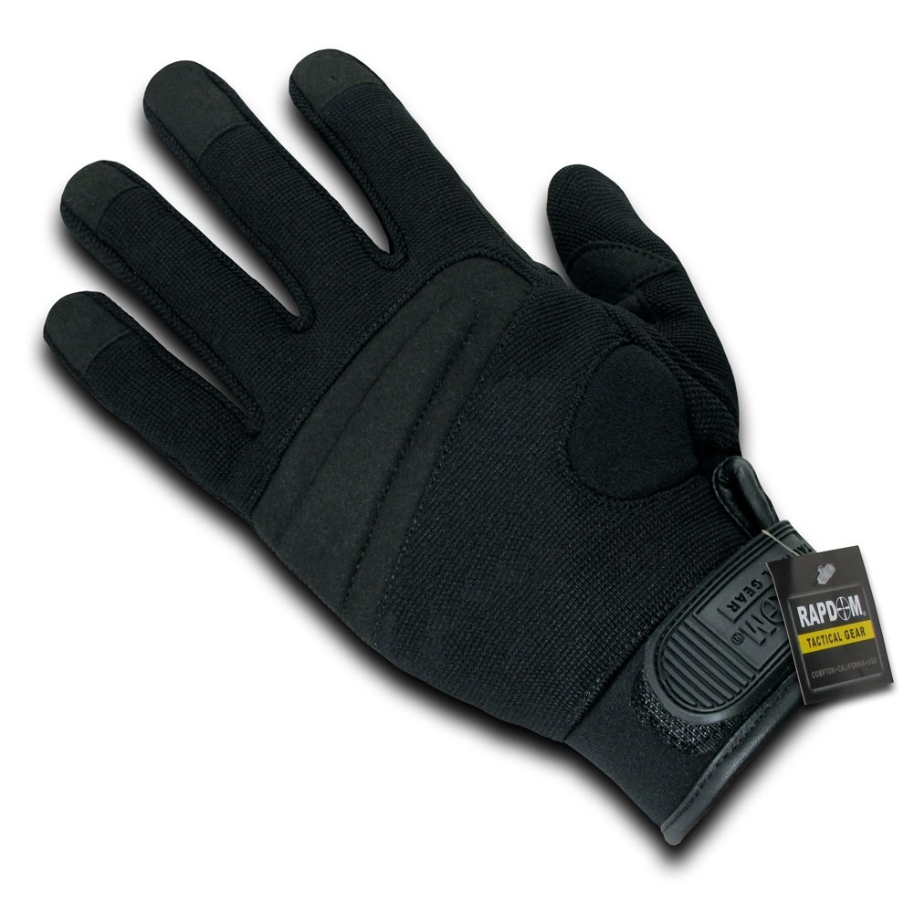 RAPDOM Tactical Digital Leather Gloves - Military Grade, Touchscreen Compatible, Durable & Breathable for Outdoor Activities, Hunting, Motorcycling & Work Safety