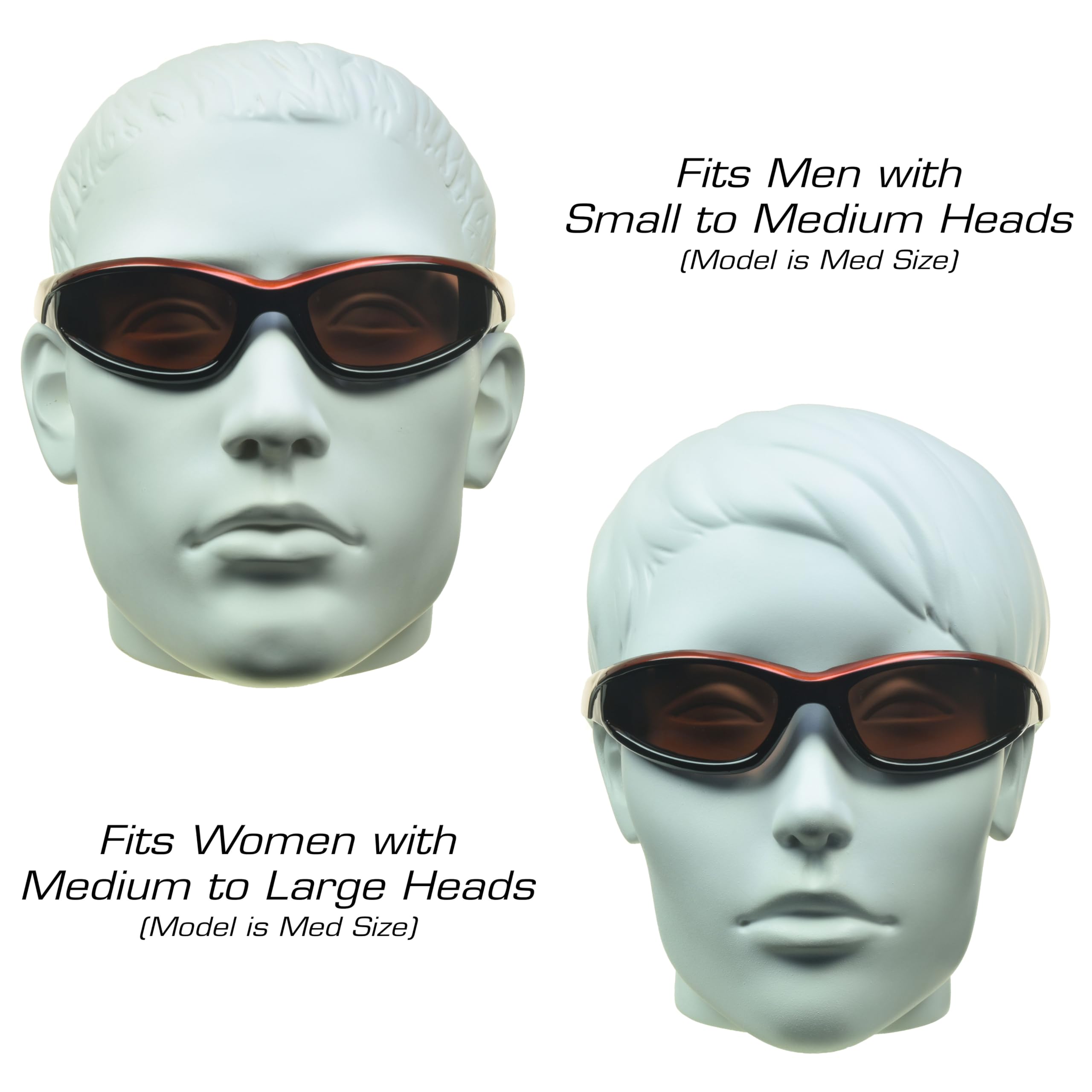 BikerShades Motorcycle Riding Sunglasses - UV Protection, Windproof & Dustproof Safety Goggles for Men & Women - Ideal for Motorcycle, Cycling & Outdoor Sports